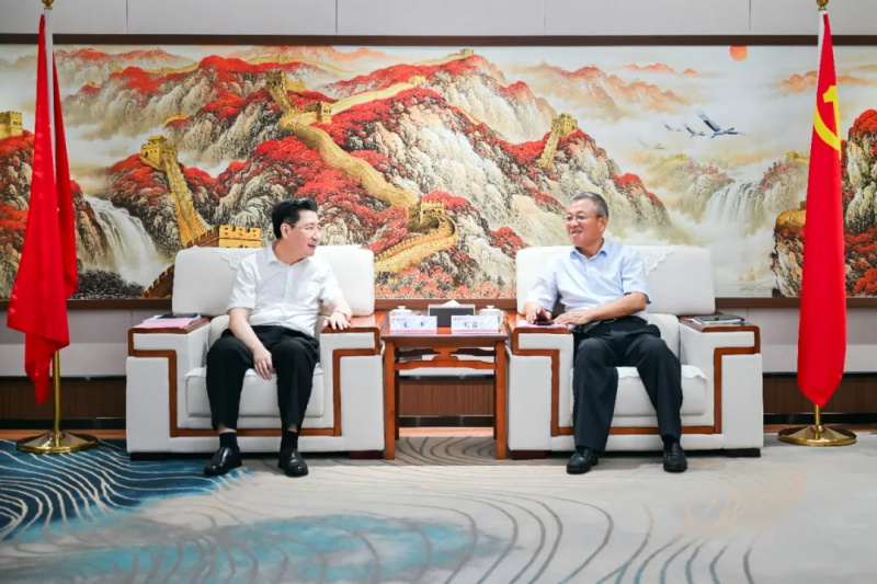刘雷云会见梅州市委副书记、市长王晖一行