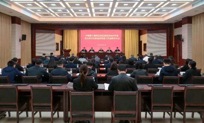 中国稀土集团总部直属党委召开2025年度党支部书记抓基层党建工作述职评议会